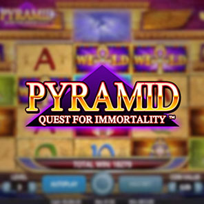 В эмулятор игрового аппарата Pyramid: Quest for Immortality мы играем без скачивания без регистрации онлайн бесплатно без смс в варианте демо