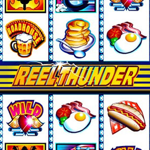 В видеослот Reel Thunder можно сыграть без скачивания без смс без регистрации бесплатно онлайн в демо версии